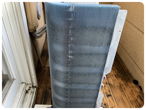 エアコン室外機掃除